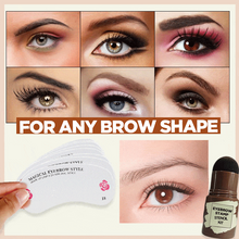 Load image into Gallery viewer, Eyebrow Stamp Stencil Kit