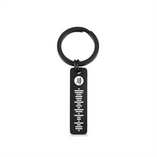 Load image into Gallery viewer, Personalized Music Keychain