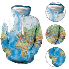 Load image into Gallery viewer, World Map Men's T-shirt &amp; Hoodie