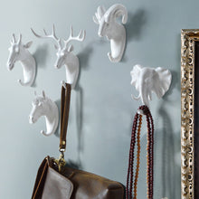 Load image into Gallery viewer, Art Animal Head Wall Hook