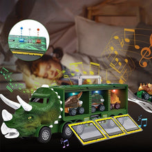 Load image into Gallery viewer, Dinosaur transport toy car with its own music and lights