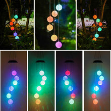 Load image into Gallery viewer, Outdoor Solar Particle Ball Wind Chime Lights