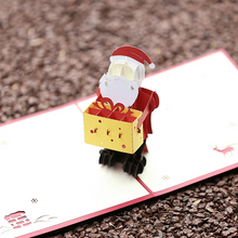 Load image into Gallery viewer, Santa Clause Pop Up Card