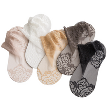 Load image into Gallery viewer, Transparent Lace Mesh Socks