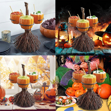 Load image into Gallery viewer, Halloween Pumpkin Snack Bowl Stand