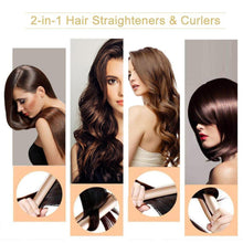 Load image into Gallery viewer, Hirundo 2-IN-1 Silky Hair Straightener &amp; Curling Iron