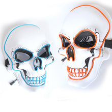 Load image into Gallery viewer, Halloween Mask LED Light Up Scary Skull Mask