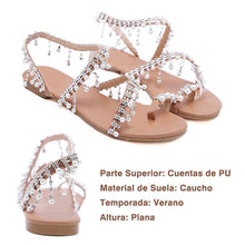 Load image into Gallery viewer, Sandalias con Cuentas de Moda para Mujer