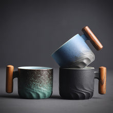 Load image into Gallery viewer, Handmade Retro Ceramic Coffee Mug