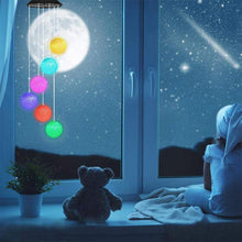 Load image into Gallery viewer, Outdoor Solar Particle Ball Wind Chime Lights
