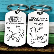 Load image into Gallery viewer, Valentine&#39;s Day Spoof Keychain