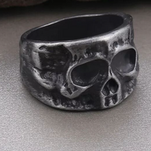 Load image into Gallery viewer, Irregular Punk Style Skull Ring