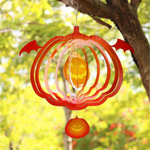 Load image into Gallery viewer, Halloween Themed 3D Optical Illusion Hanging Wind Spinner