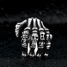 Load image into Gallery viewer, Punk Style Skull Finger Ring