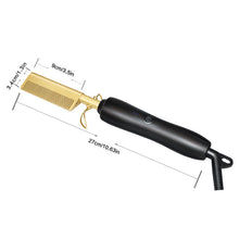 Load image into Gallery viewer, Heating Straight Curling Hair Comb