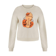 Load image into Gallery viewer, Pumpkin Print Hoodie for Women