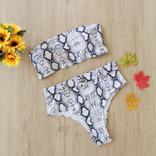 Load image into Gallery viewer, Split Style Strapless Bikini
