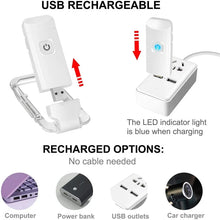 Load image into Gallery viewer, Rechargeable Book Reading LED Light