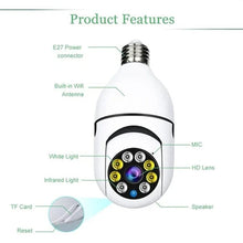 Load image into Gallery viewer, Wireless Wifi Light Bulb Camera Security Camera