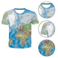 Load image into Gallery viewer, World Map Men's T-shirt &amp; Hoodie