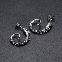 Load image into Gallery viewer, Octopus Hoop Earrings