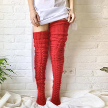 Load image into Gallery viewer, Hand-knitted Winter Stockings