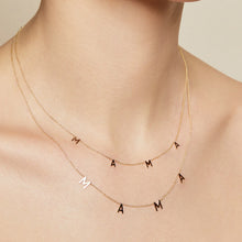 Load image into Gallery viewer, Letter Necklace for Mama
