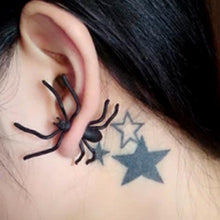 Load image into Gallery viewer, Halloween Gothic Spider Earrings
