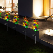 Load image into Gallery viewer, Solar Garden Christmas Tree Light, 2 Pcs