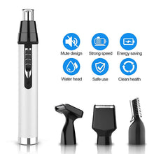 Load image into Gallery viewer, 4 in 1 Electric Nose Hair Trimmer
