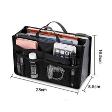 Load image into Gallery viewer, Women&#39;s Bag Practical Handbag Purse Nylon Dual Organizer Insert Cosmetic Storage