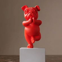 Load image into Gallery viewer, Yoga Bulldog Statue Ornament