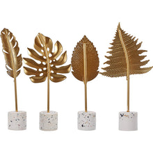 Load image into Gallery viewer, Golden Leaves Ornaments