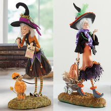 Load image into Gallery viewer, Halloween Witch Resin Ornament