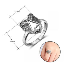 Load image into Gallery viewer, Angel Love Heart Ring