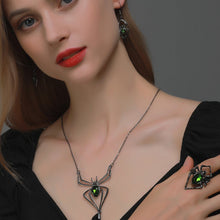 Load image into Gallery viewer, Retro Style Halloween Spider Jewelry Set