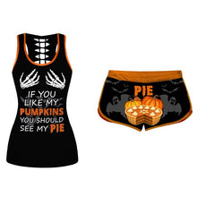 Load image into Gallery viewer, Halloween Pumpkin Vest Set