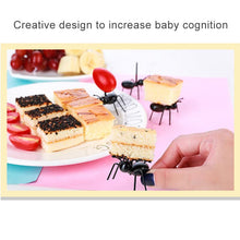 Load image into Gallery viewer, Hardworking Ants Moving Fruit Fork (12 PCs)