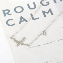 Load image into Gallery viewer, Heartbeat Love ECG Necklace