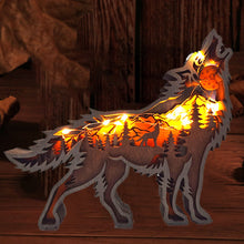 Load image into Gallery viewer, 3D Hollow Wooden Forest Animal Ornament