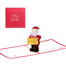 Load image into Gallery viewer, Santa Clause Pop Up Card