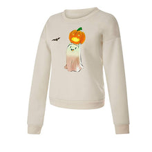 Load image into Gallery viewer, Pumpkin Print Hoodie for Women