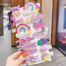 Load image into Gallery viewer, Rainbow Hair Clip Set