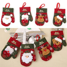 Load image into Gallery viewer, Santa snowman elk Silverware Holders