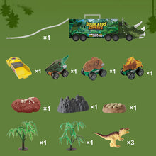 Load image into Gallery viewer, Dinosaur transport toy car with its own music and lights