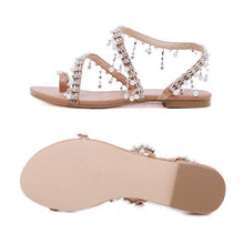 Load image into Gallery viewer, Sandalias con Cuentas de Moda para Mujer