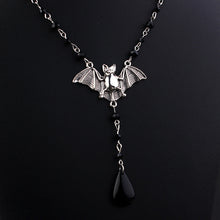 Load image into Gallery viewer, Gothic Bat Pendant Necklace