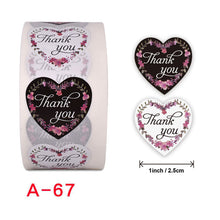 Load image into Gallery viewer, Decorative Stickers "Thank you" Seal Labels