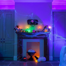 Load image into Gallery viewer, Halloween Decoration Scary Cobwebs