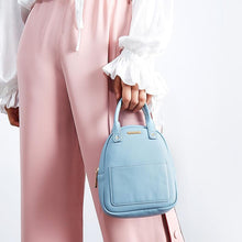 Load image into Gallery viewer, PU Leather Cute Candy Color Mini Backpack